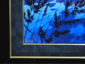 Amazon.co.jp: 真作□mocha 版画 ミクスドメディア 夕凪 直筆サイン